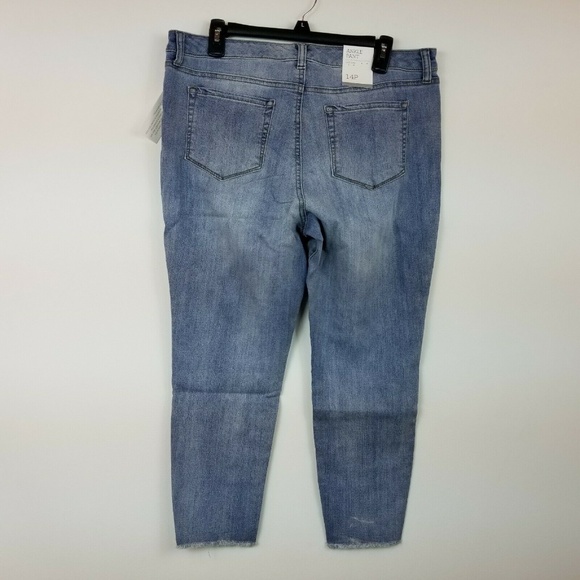Style & Co 14P Ballard Blue Ankle Jeans 6AS66 - Picture 3 of 5